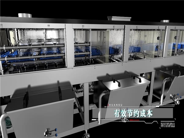 供應(yīng)洗筐機，周轉(zhuǎn)箱清洗機，全自動洗框設(shè)備，環(huán)速洗筐機價格