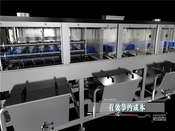 供應(yīng)洗筐機，周轉(zhuǎn)箱清洗機，全自動洗框設(shè)備，環(huán)速洗筐機價格