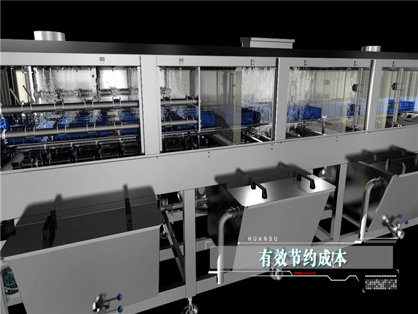 廠家銷售全自動(dòng)周轉(zhuǎn)箱洗筐機(jī)，烘干式清洗機(jī)，周轉(zhuǎn)筐清洗機(jī)